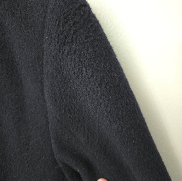 Kuppenheimer Men’s Peacoat Cashmere Blend Navy Blue England Quiet Luxury *read* - Picture 13 of 14